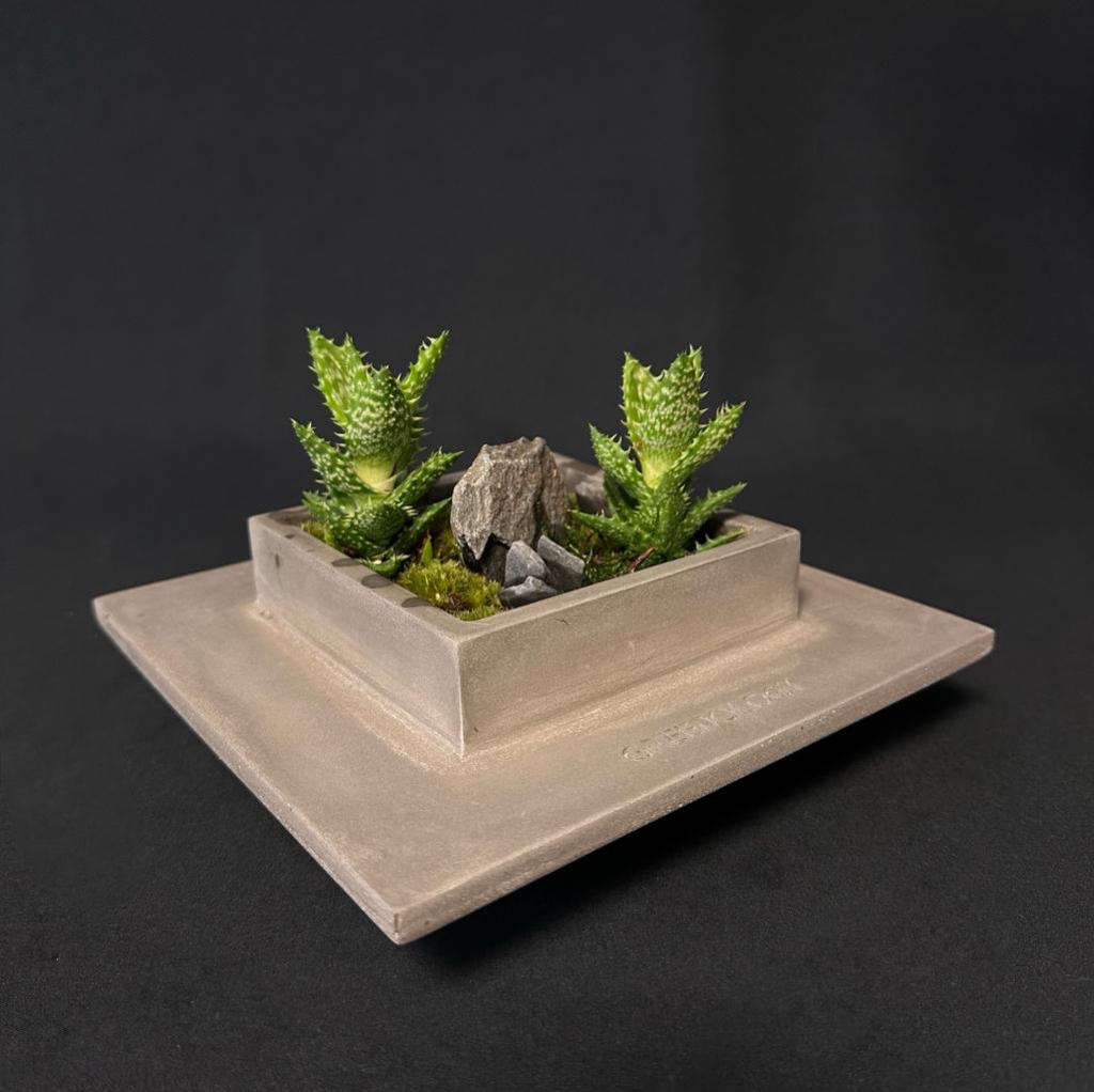 Greenology® Square Ikebana Vase